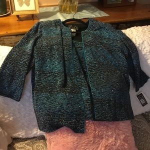 Alex Evenings 2-piece top 1x